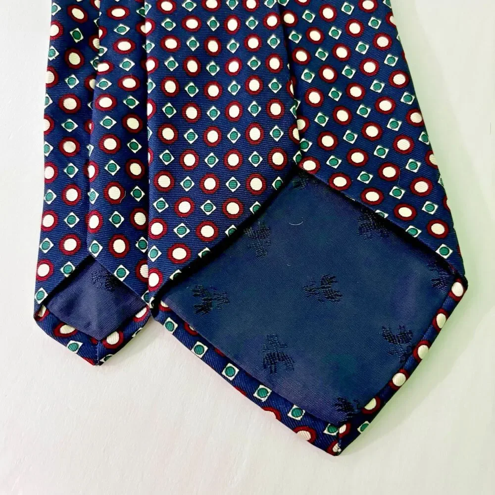 Brooks Brothers Makers Necktie Tie Men's 100% Silk Multicolored Geometric